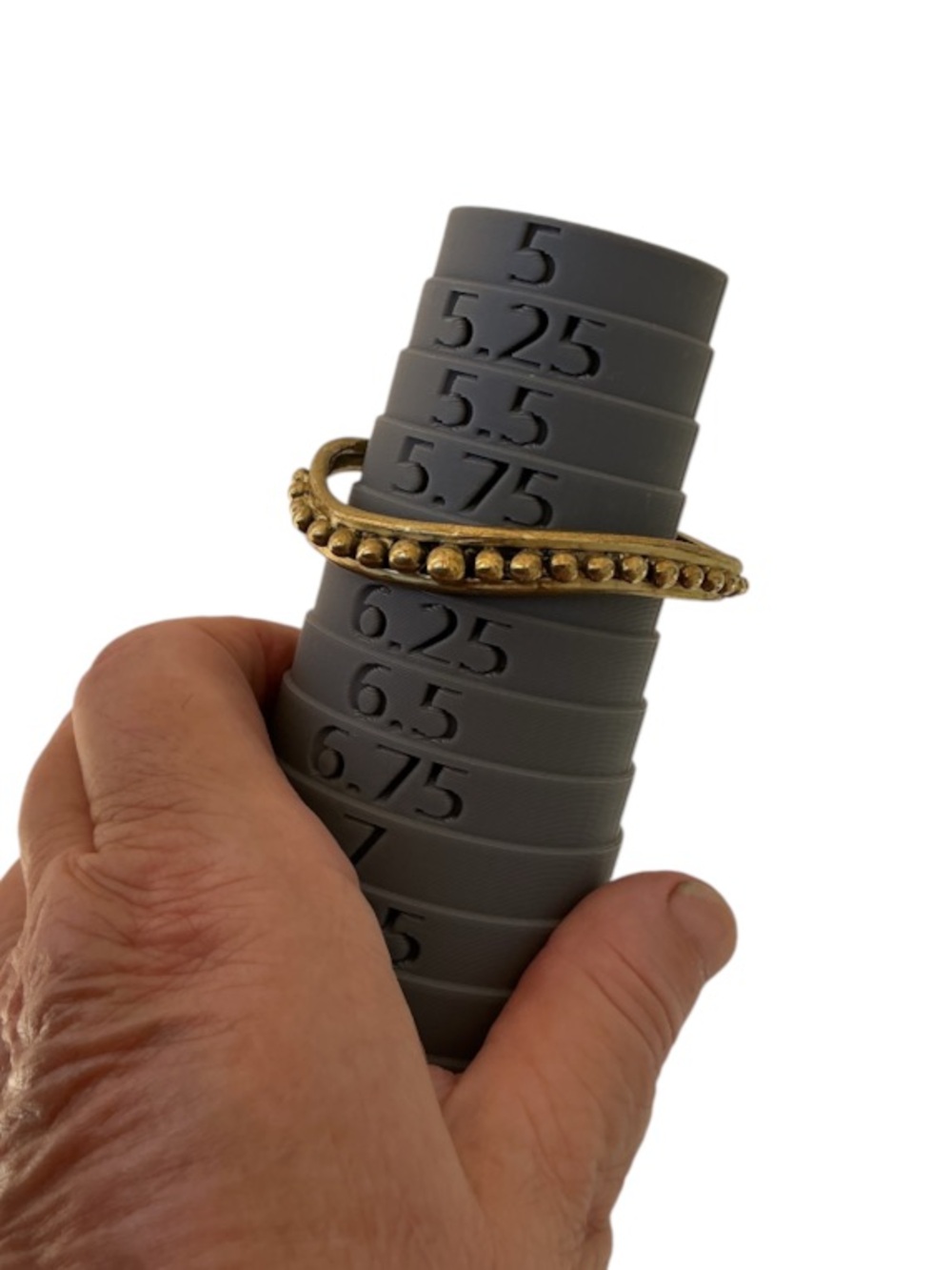 Gold-Tone Beaded Cuff Bracelet